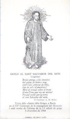 POSTAL PV12125: Goigs Sant Salvador del Mon 1968