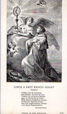 POSTAL PV12124: Goigs a Sant Ramon Nonat