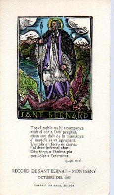 POSTAL PV12116: Goig record de Sant Bernat Montseny