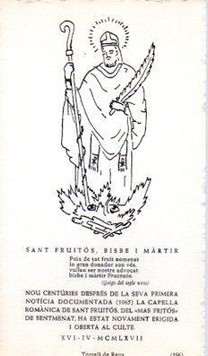 POSTAL PV12111: Goigs Sant Fruitos Bisbe i Martir