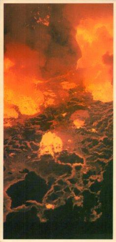 POSTAL PV12197: Zaire, volcans de Nyamulagira