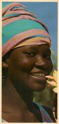 POSTAL PV12198: Mali, senteur de la fleur de frangipanier