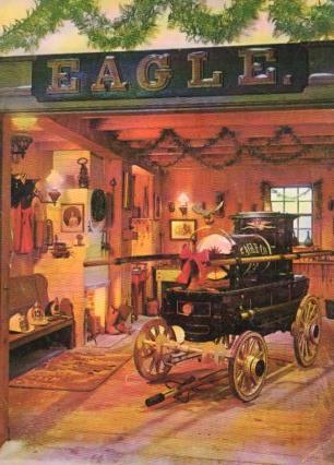 POSTAL PV12259: Eagle Engine Company 13 Firehouse