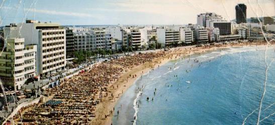 POSTAL PV12250: Playa Las Canteras, Las Palmas