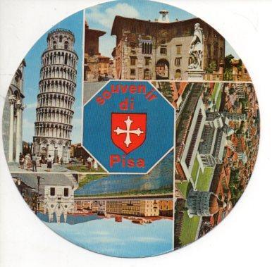 POSTAL PV12287: Vistas varias de Pisa, Italia