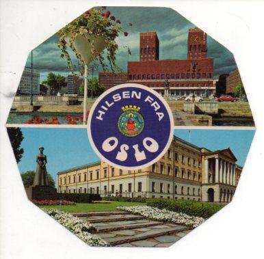 POSTAL PV12283: Oslo views, Norway