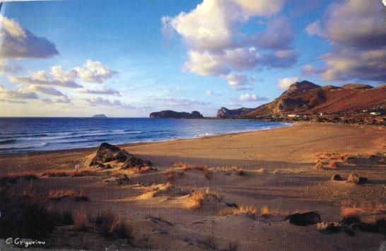 POSTAL PV12281: Playa en Creta