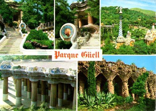 POSTAL PV12280: Parque Guell vistas, Barcelona