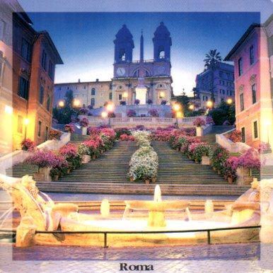 POSTAL PV12274: Piazza di Spagna, Roma