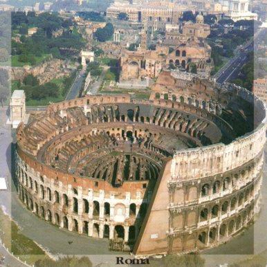 POSTAL PV12272: Il Colosseo, Roma