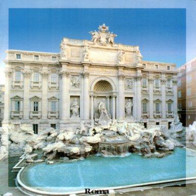 POSTAL PV12270: Fontana di Trevi, Roma