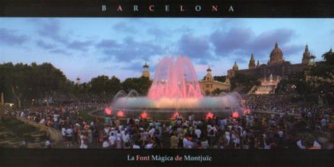 POSTAL PV12245: Font Magica de Montjuic, Barcelona