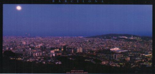 POSTAL PV12235: Vista de Barcelona desde el Tibidabo