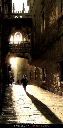 POSTAL PV12224: Carrer del Bisbe, Barcelona