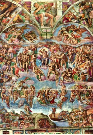 POSTAL PV11979: La Cappella Sistina. Ciudizio Universale