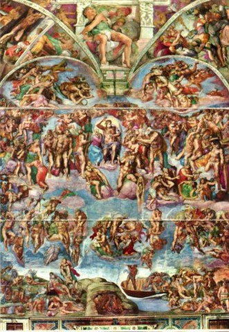 POSTAL PV11979: La Cappella Sistina. Ciudizio Universale