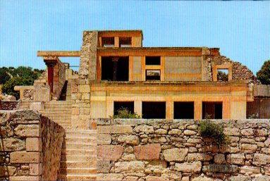 POSTAL PV12005: Knossos. View from the eastern wind