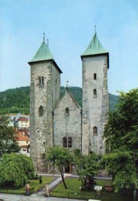 POSTAL PV11992: Bergen, The Maria Church