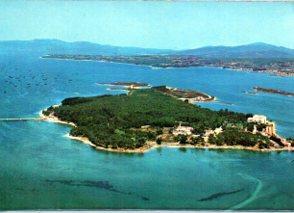 POSTAL PV11933: Isla de la Toja. Vista aerea