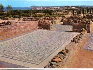 POSTAL PV11950: Ampurias. Mosaicos romanos