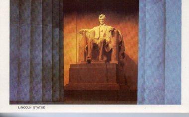 POSTAL PV12060: Washington D.C. Lincoln statue