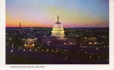 POSTAL PV12058: Washington D.C. United States Capitol building