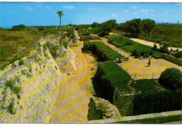 POSTAL PV12035: Israel. Caesarea the Crusader city wall