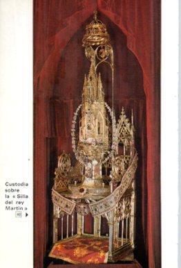 POSTAL PV12051: Catedral de Barcelona. Custodia Silla del rey Martin