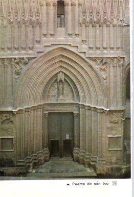 POSTAL PV12047: Catedral de Barcelona. Puerta de san Ivo