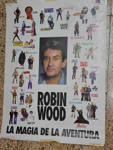 Poster: Robin Wood, la magia de la aventura. Creador de Dago, Nipur entre otros