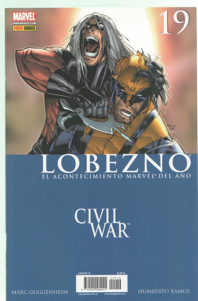 Panini: Lobezno volumen 4 numero 19: Civil War