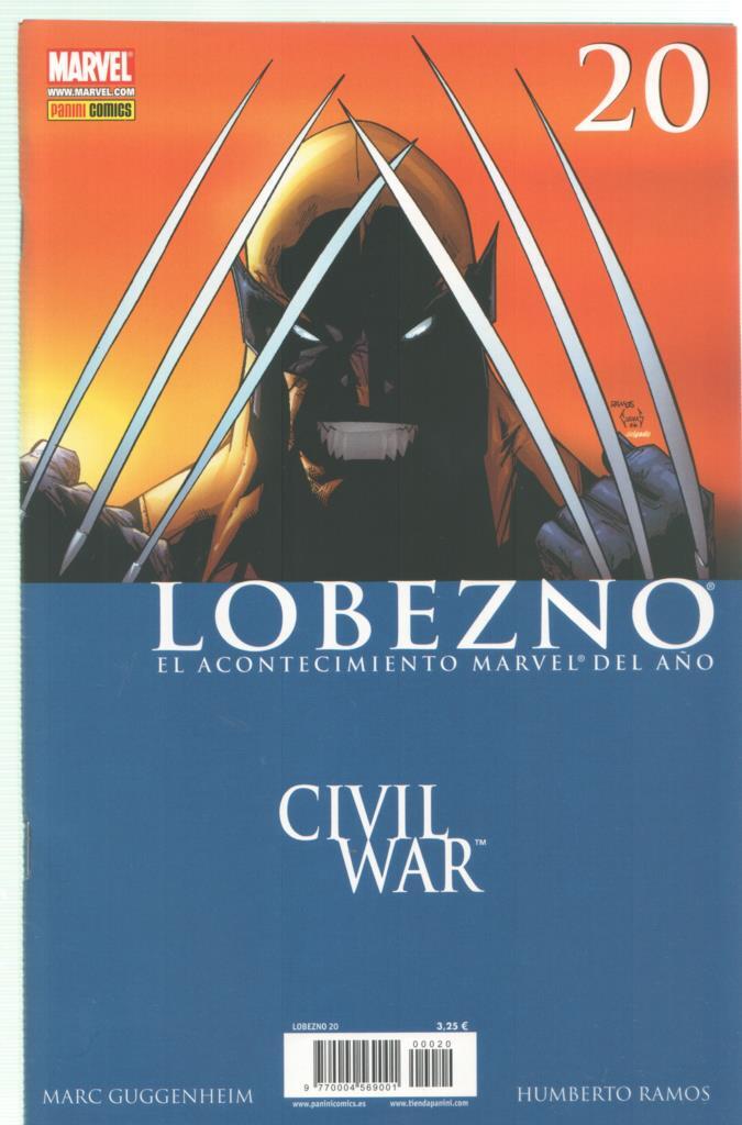 Panini: Lobezno volumen 4 numero 20: Civil War