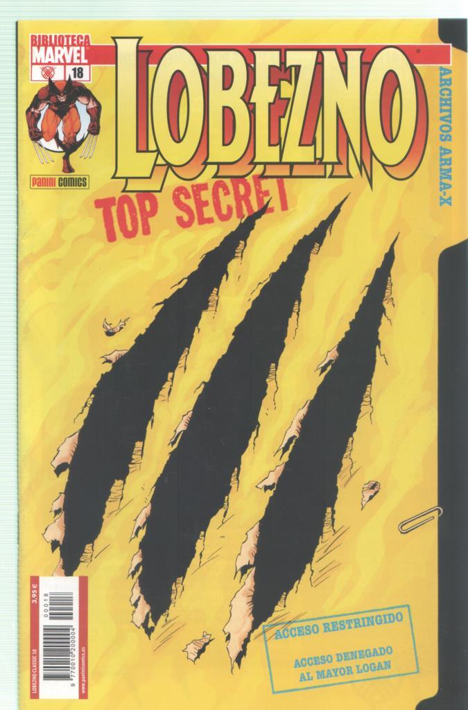 Panini: Lobezno Classic año 2 numero 18: Sueños de sangre: fase 2