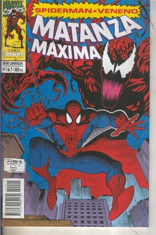 Spiderman-Veneno: Matanza Maxima numero 1: Matanza creciente