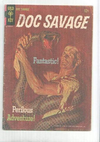 Gold Key: Doc Savage numero 1 (leve roto cubierta trasera)