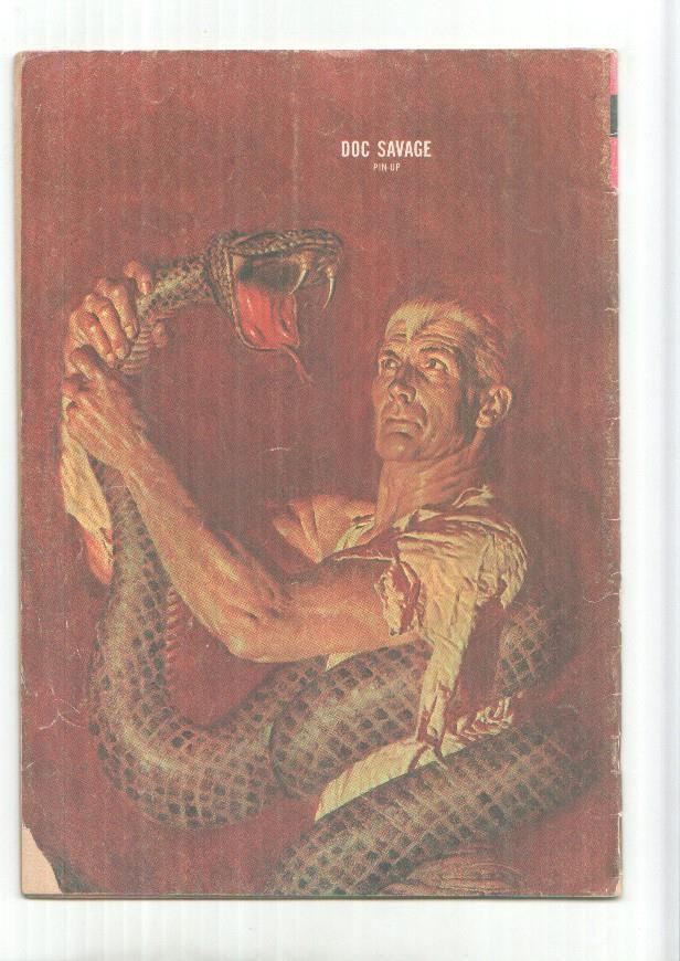 Gold Key: Doc Savage numero 1 (leve roto cubierta trasera)