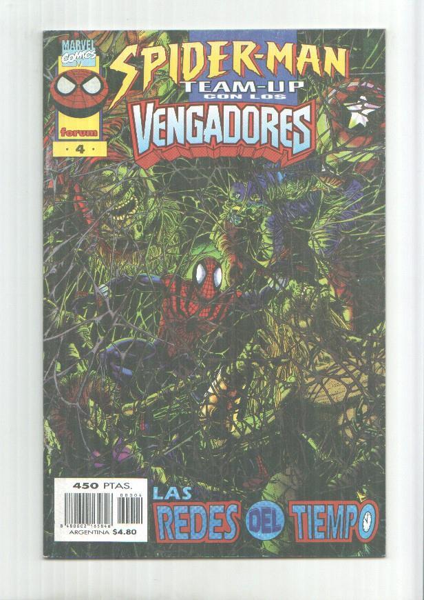 Spiderman Team Up numero 04: Los Vengadores: Las redes del tiempo 