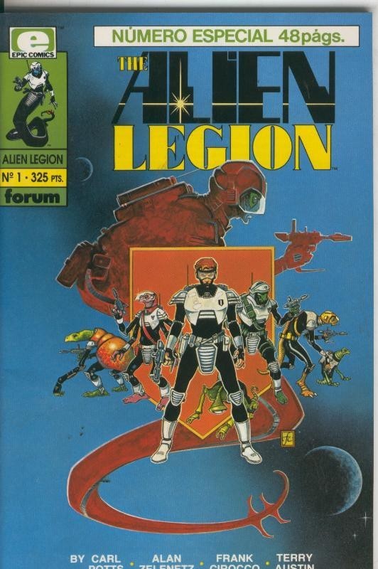 Planeta: Alien Legion numero 01