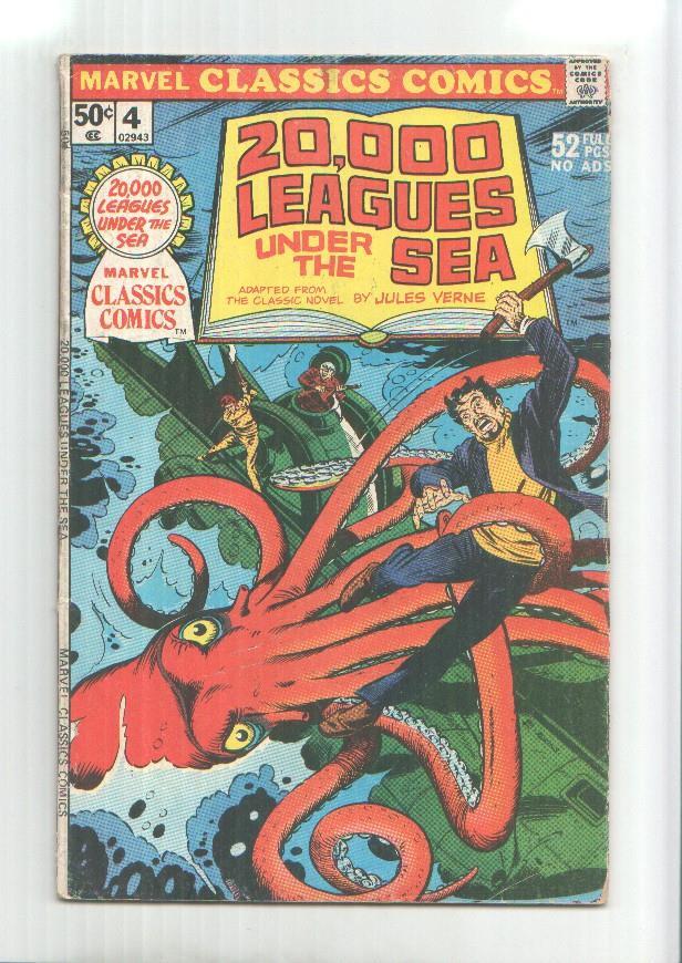 Marvel Classics Comics numero 04: 20.000 legues under he sea