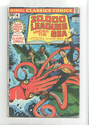 Marvel Classics Comics numero 04: 20.000 legues under he sea