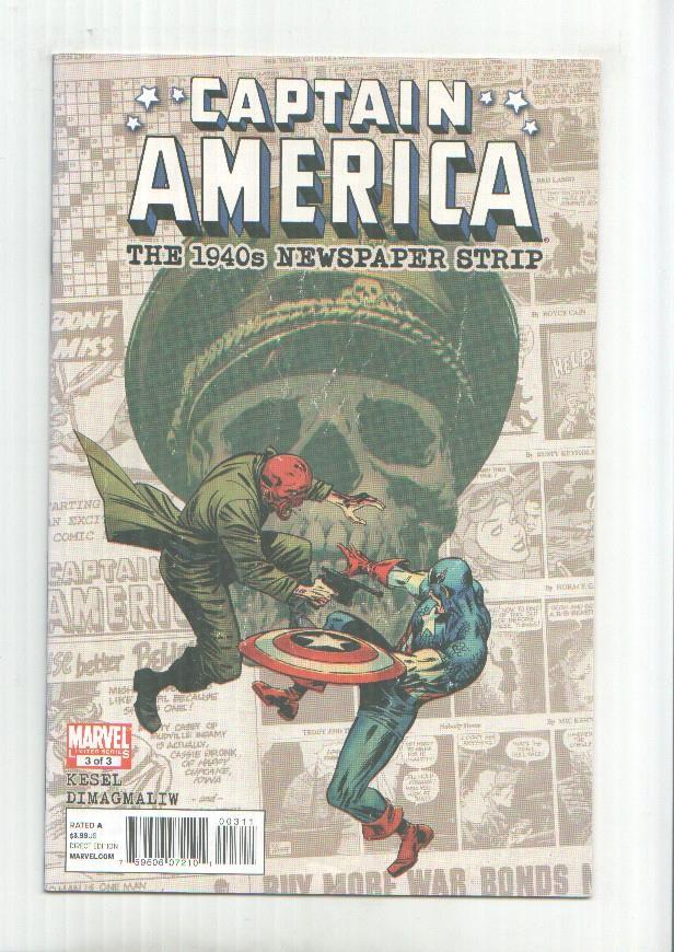 Marvel Comics: Captain America the 1940s Newspaper strip numero 3
