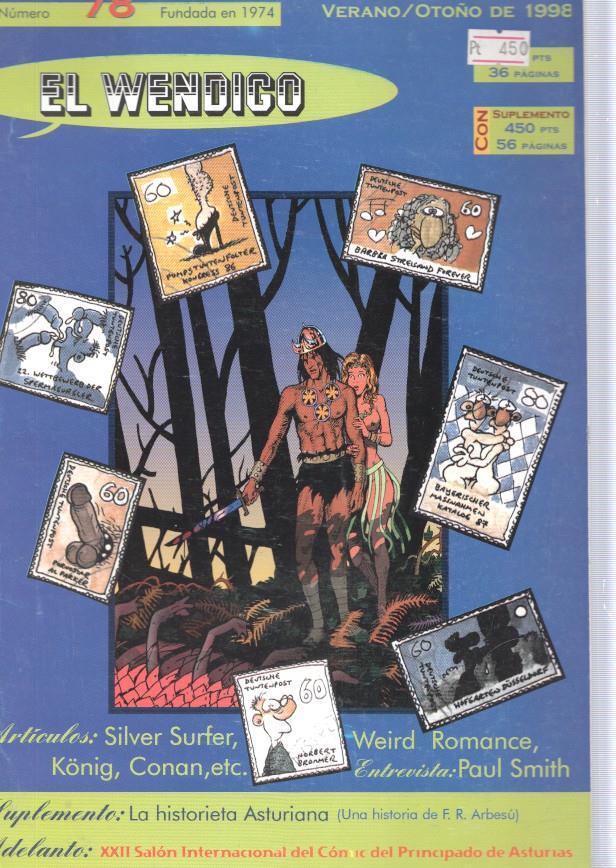 Fanzine: El Wendigo numero 78: La historieta asturiana