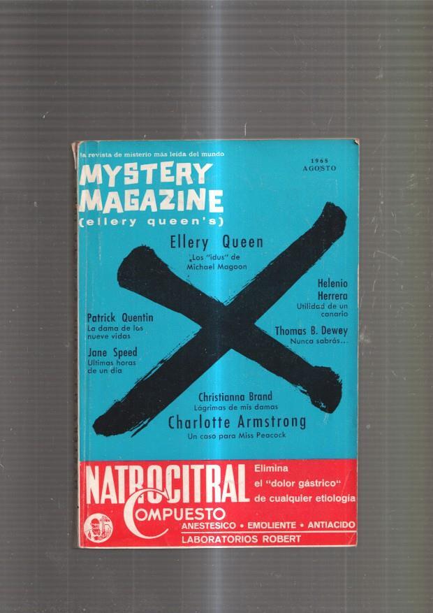 Mystery Magazine ( ellery Queen agosto 1965: Un caso para Miss Peacock- Lagri-