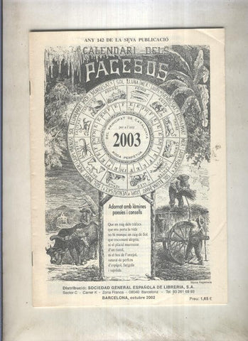 Calendari dels Pagesos año 2003