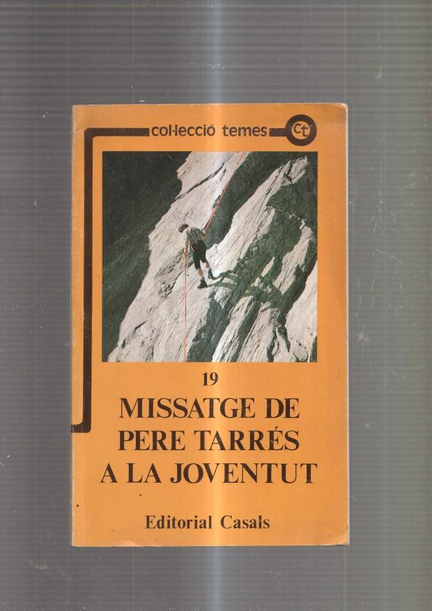 19 Missatge de Pere Tarres a la joventut