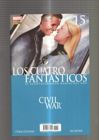 Panini: Los 4 Fantasticos numero 15: Civil War