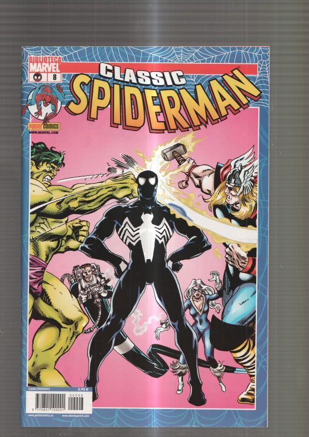 Panini: Classic Spiderman numero 08: Y si el disfraz alienigena