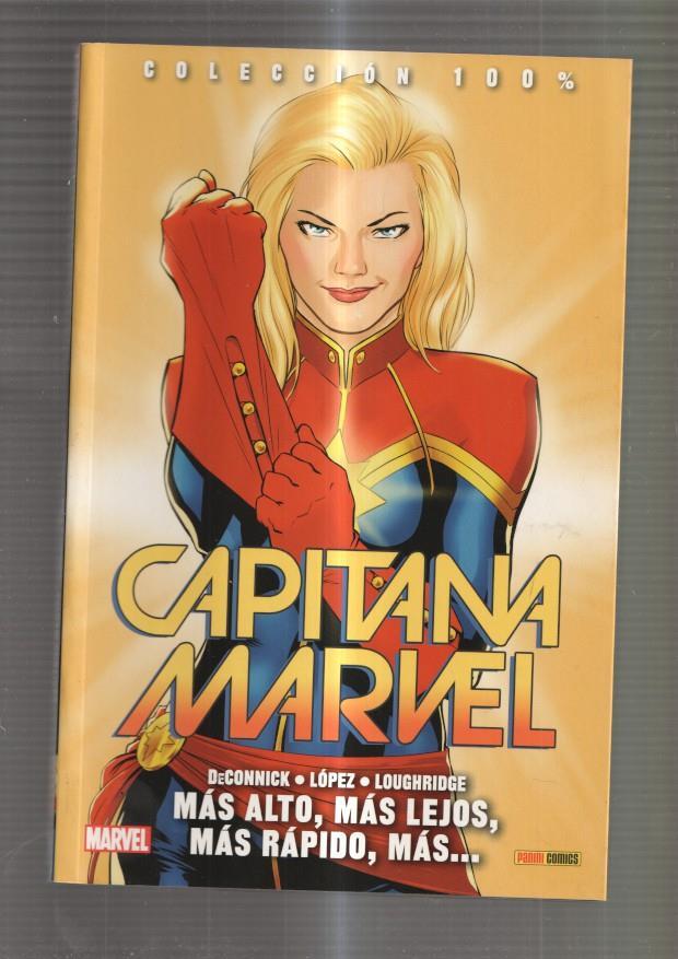 Panini: Coleccion 100%: Capitana Marvel numero 3: Mas alto, mas lejos, mas rapido, mas