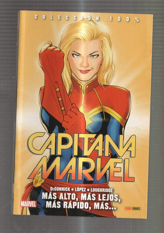 Panini: Coleccion 100%: Capitana Marvel numero 3: Mas alto, mas lejos, mas rapido, mas