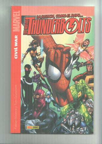 Panini: Los nuevos Thunderbolts numero 4: Civil War